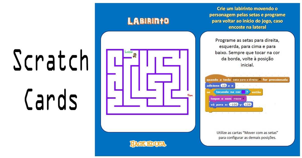 Scratch 3 - Aula 04 ‐ Criando seu Primeiro Jogo: Labirinto com Pontuação 